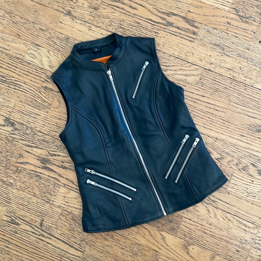 Black Riding Vest